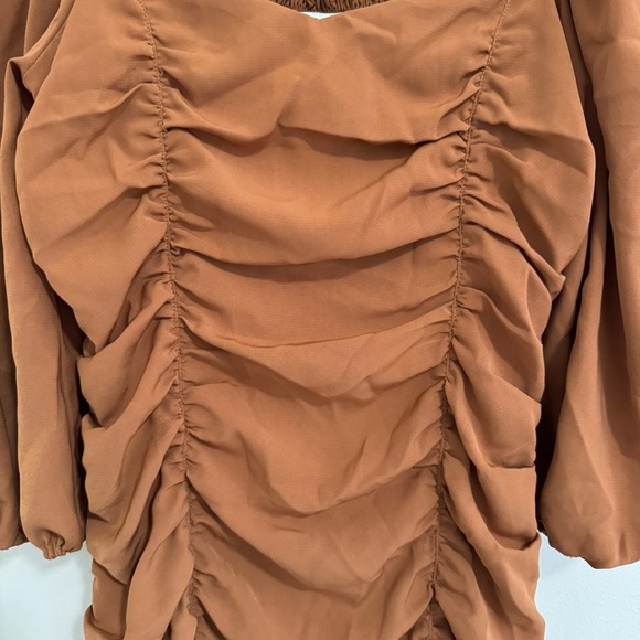 Abercrombie & Fitch NWT Ruched Mini Dress - Picture 3 of 7